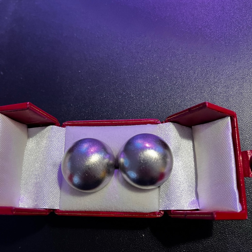 Elegant Silver Stud Earrings